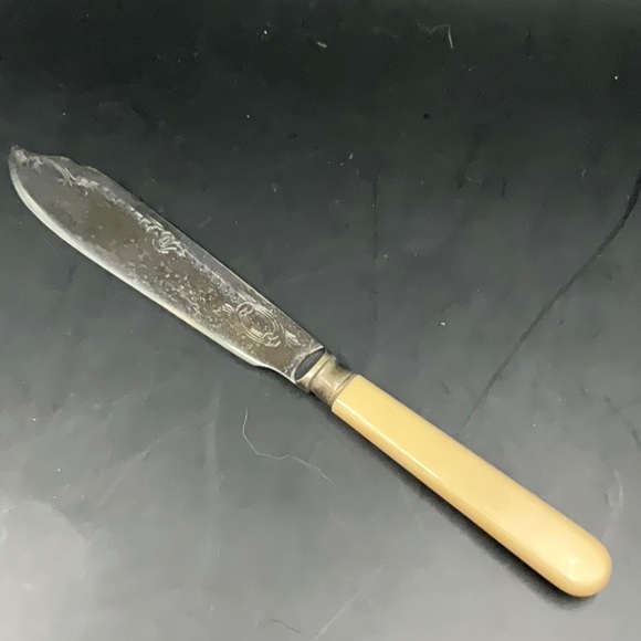 Vintage EPNS Butter Knife/ Letter Opener Ornate Design - Picture 1 of 4